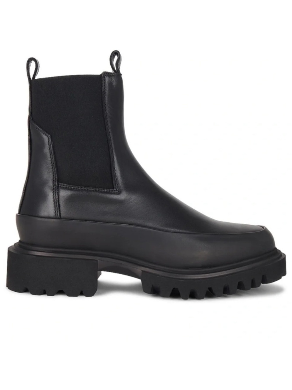All Saints Harlee Leather Ankle Boots Black